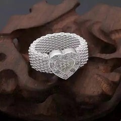 Love Big Heart Ring - Winter Sunshine Marketplace