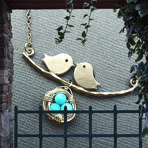 Love Birds Necklace - Winter Sunshine Marketplace