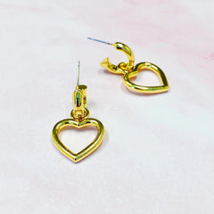 Love From Milan Heart Drop Earrings - Winter Sunshine Marketplace