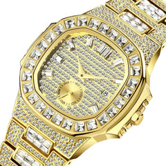 Luxury Rhinestone Calendar Watch - Winter Sunshine Marketplace