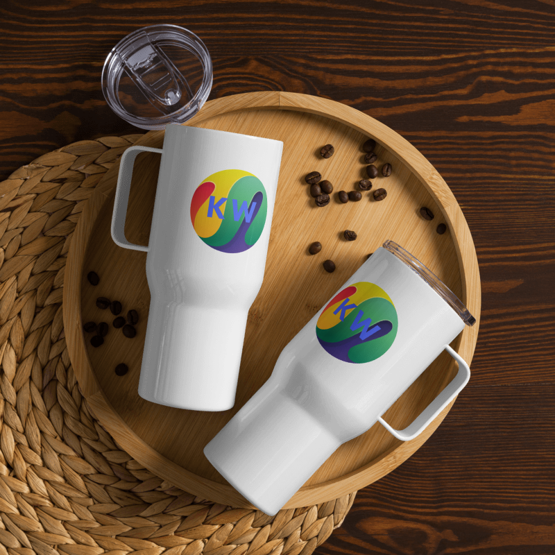 KW Gallery Brushstroke Travel Mug KW Exclusive