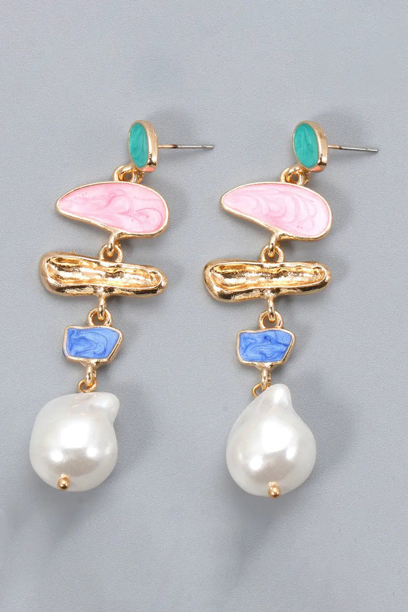 Pearl Dangle Earrings - Winter Sunshine Marketplace