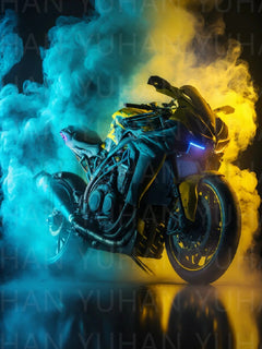 Racing Moto Diamond Painting - Winter Sunshine Marketplace