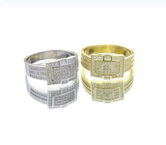 Rectangle Zircon Rings - Winter Sunshine Marketplace