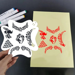 Reusable Body Painting Stencils - Winter Sunshine Marketplace