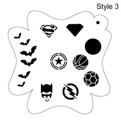 Reusable Body Painting Stencils - Winter Sunshine Marketplace