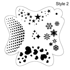 Reusable Body Painting Stencils - Winter Sunshine Marketplace