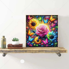 Roses & Sunflowers Diamond Paintings - Winter Sunshine Marketplace