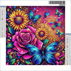 Roses & Sunflowers Diamond Paintings - Winter Sunshine Marketplace