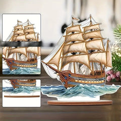 Sailboat Art Diamond Painting - Winter Sunshine Marketplace