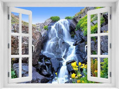 Scenery Waterfalls Diamond Painting - Winter Sunshine Marketplace