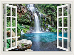 Scenery Waterfalls Diamond Painting - Winter Sunshine Marketplace