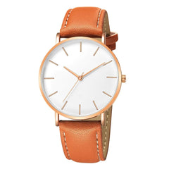 Simple Leather Men's Luxury Watches - Winter Sunshine Marketplace