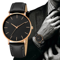 Simple Leather Men's Luxury Watches - Winter Sunshine Marketplace