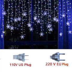 Snowflakes LED String Lights - Winter Sunshine Marketplace