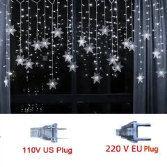 Snowflakes LED String Lights - Winter Sunshine Marketplace