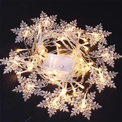 Snowflakes LED String Lights - Winter Sunshine Marketplace