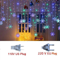 Snowflakes LED String Lights - Winter Sunshine Marketplace