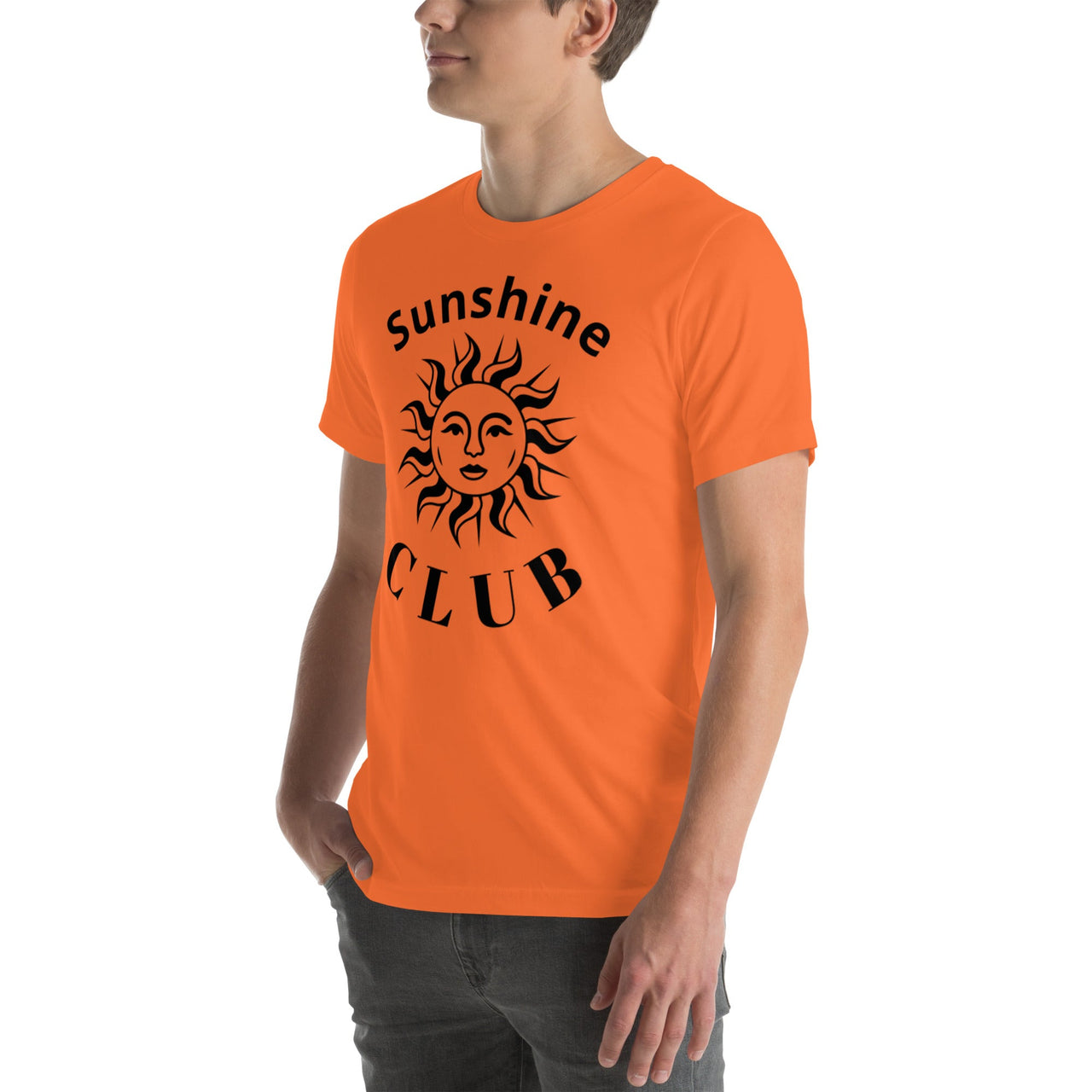 Sunshine Club Wearable Art Tee - Winter Sunshine Marketplace