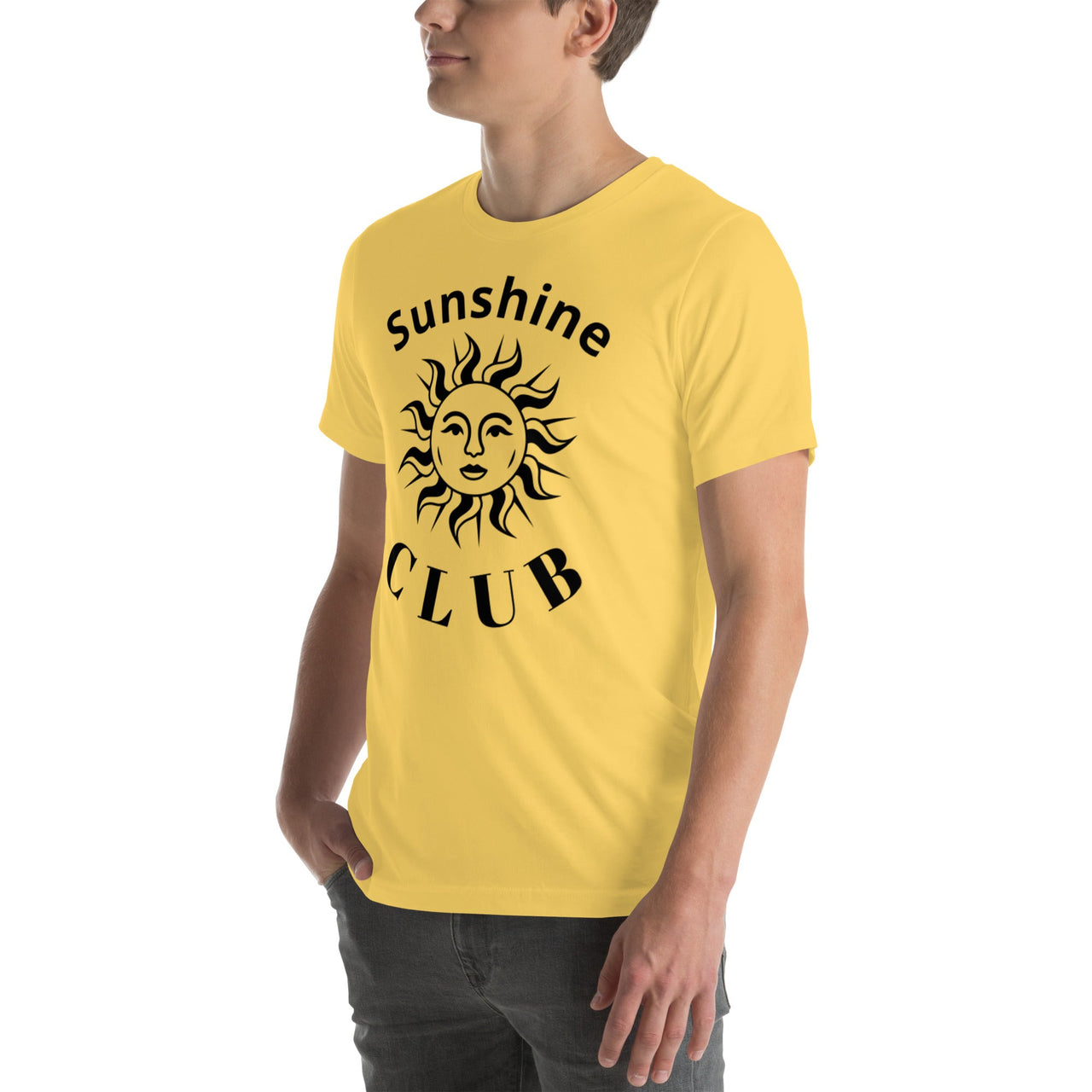 Sunshine Club Wearable Art Tee - Winter Sunshine Marketplace