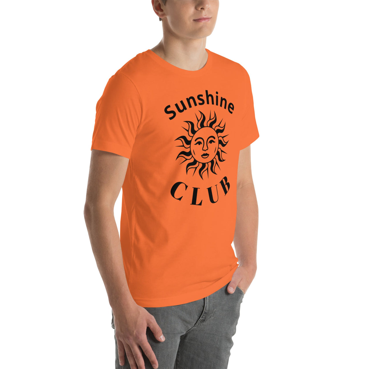 Sunshine Club Wearable Art Tee - Winter Sunshine Marketplace