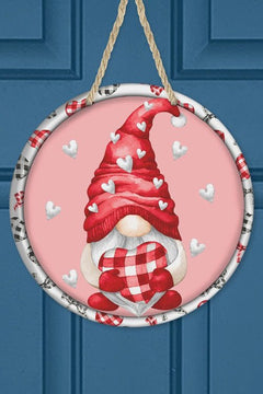 Valentines Day Love Red Heart Hat Gnome Hanger - Winter Sunshine Marketplace