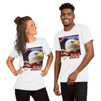 Winter Sunshine Wearable Art Tee Eagle Rising - Winter Sunshine Marketplace