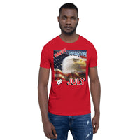 Winter Sunshine Wearable Art Tee Eagle Rising - Winter Sunshine Marketplace