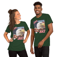 Winter Sunshine Wearable Art Tee Eagle Rising - Winter Sunshine Marketplace