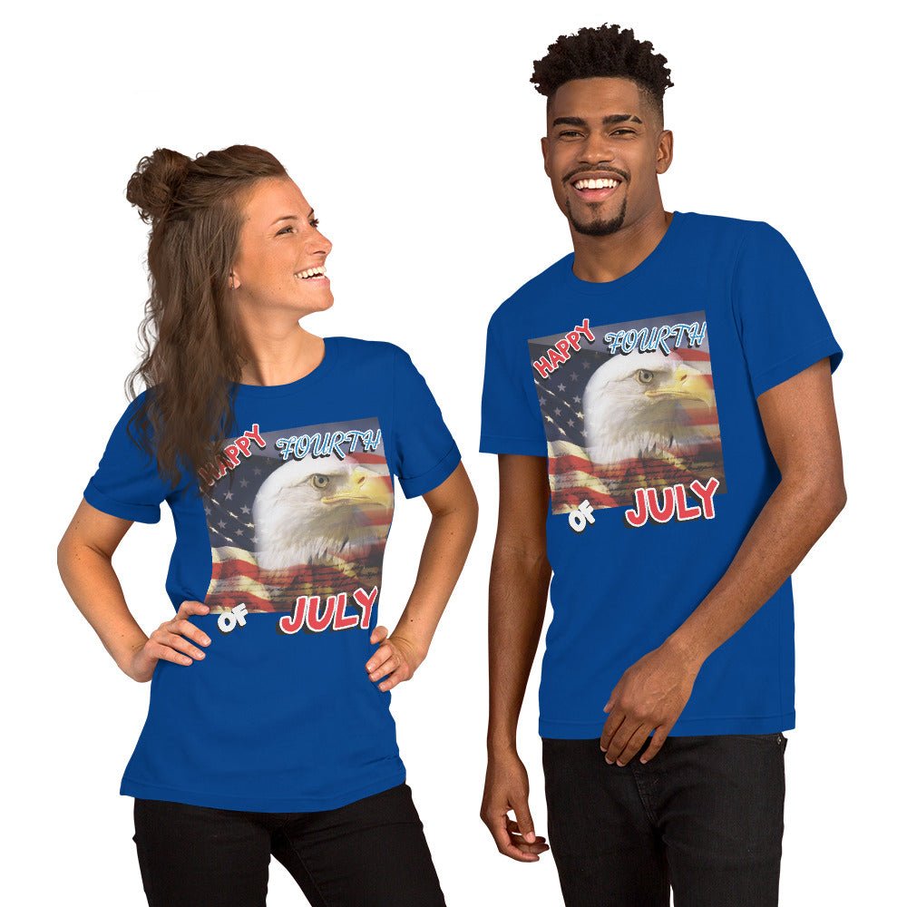 Winter Sunshine Wearable Art Tee Eagle Rising - Winter Sunshine Marketplace