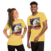 Winter Sunshine Wearable Art Tee Eagle Rising - Winter Sunshine Marketplace