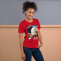 Winter Sunshine Wearable Art Tee Eagle Rising - Winter Sunshine Marketplace