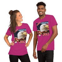 Winter Sunshine Wearable Art Tee Eagle Rising - Winter Sunshine Marketplace